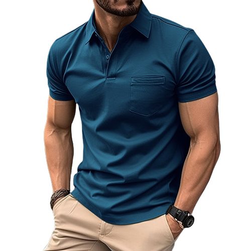 Camisa Polo Masculina Manga Curta