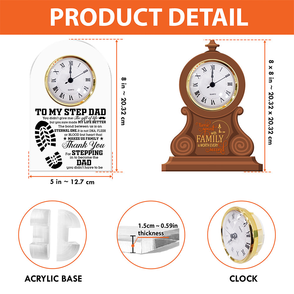 Military Desk Clock Plaque - Personalized 250th Anniversary Gift for Soldier 03huqn080725