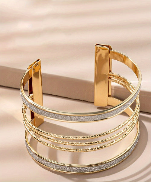 Pulseira Dourada Feminina - Luxo Vintage Único