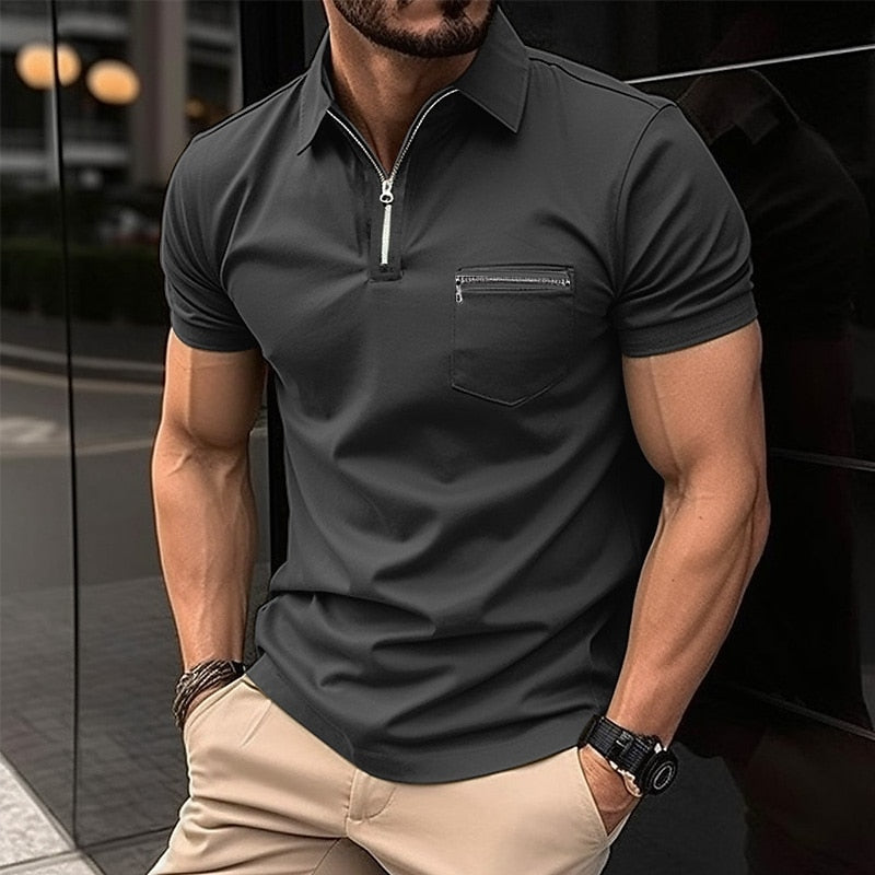 Camisa Polo Masculina Manga Curta