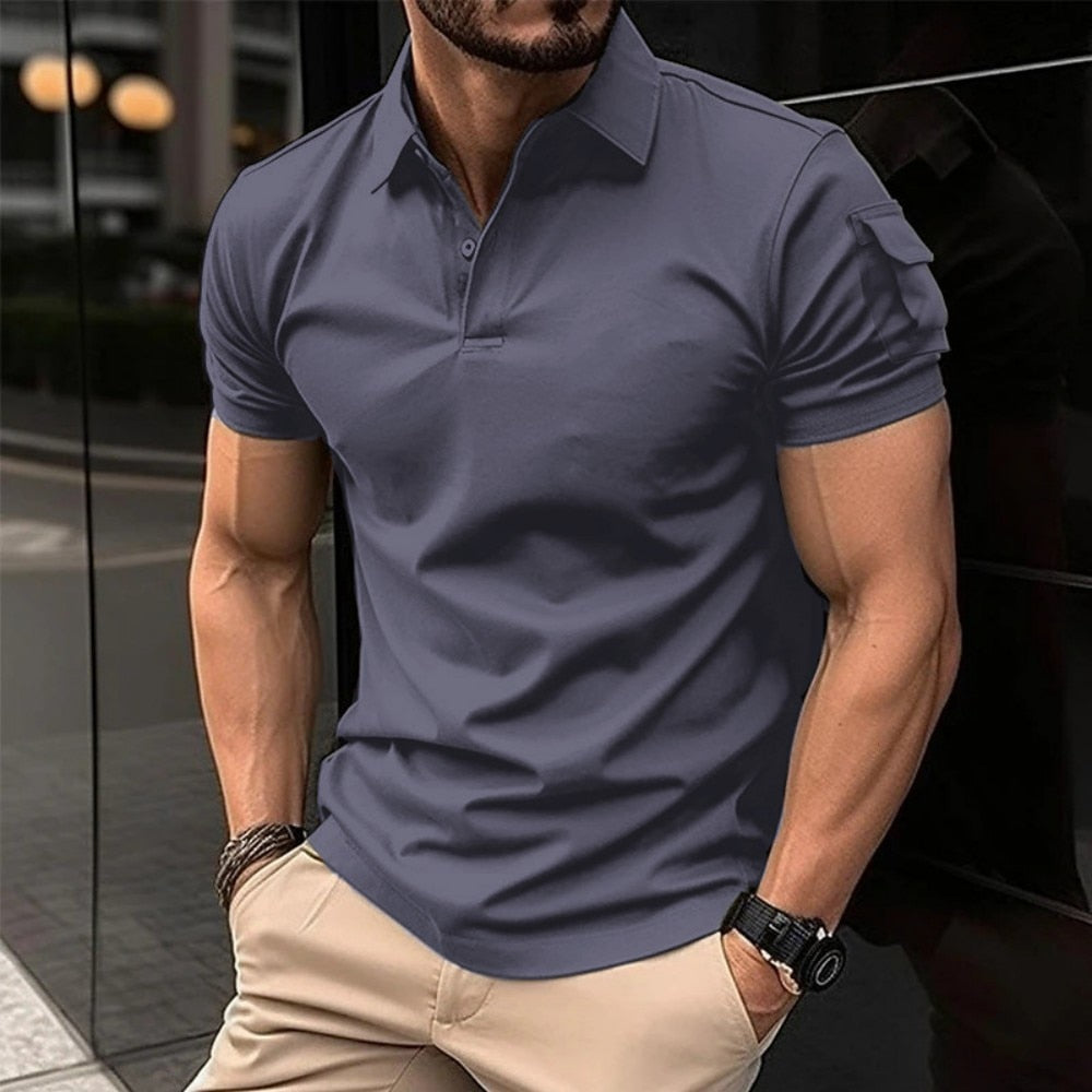 Camisa Polo Masculina Manga Curta