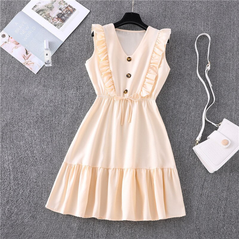 Mini Vestido Sem Mangas