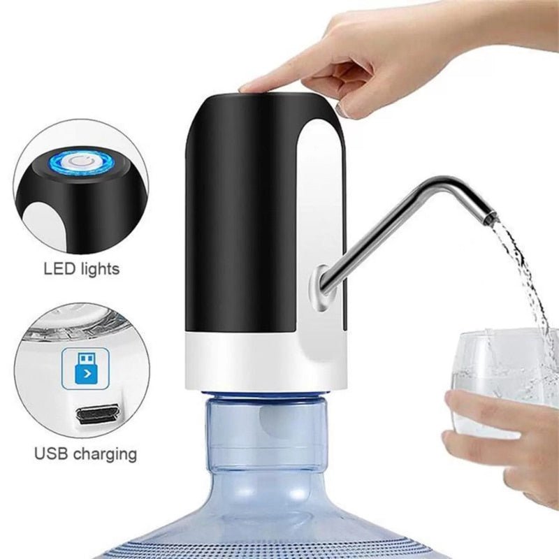 Bomba Automática Elétrica Dispenser para Bebedouro Galão de Água - Eu Piro - Descontos de pirar