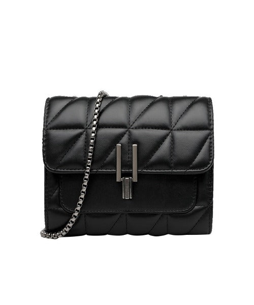 Bolsa Feminina de Couro Pequena com Corrente