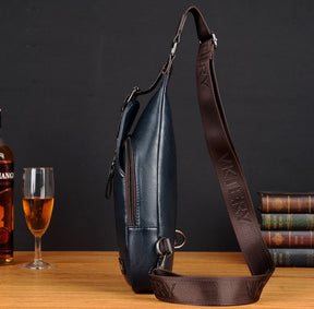 Bolsa Masculina Transversal de Couro Bag de Luxo Mini bolsa de Ombro
