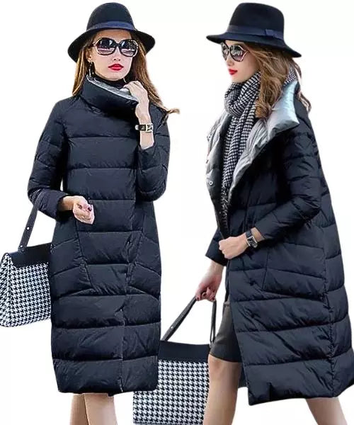 Casaco Sobretudo Feminino Dupla Face