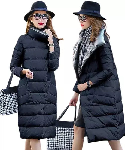 Casaco Sobretudo Feminino Dupla Face