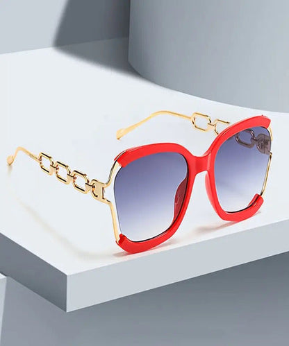 Óculos de Sol Feminino Quadrado com Lentes Degradê