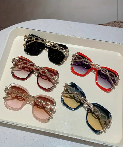 Óculos de Sol Feminino Quadrado com Lentes Degradê