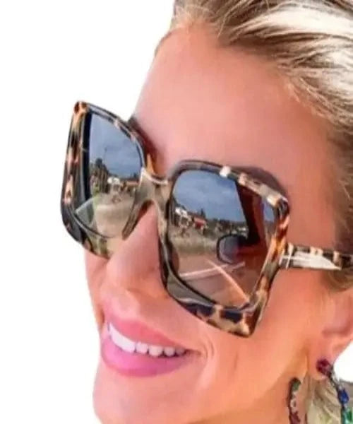 Óculos de Sol Feminino Grande Quadrado