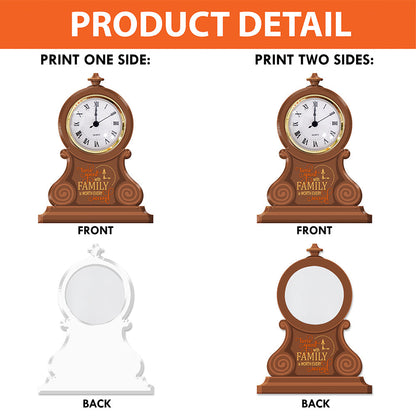 Military Desk Clock Plaque - Personalized 250th Anniversary Gift for Soldier 03huqn080725