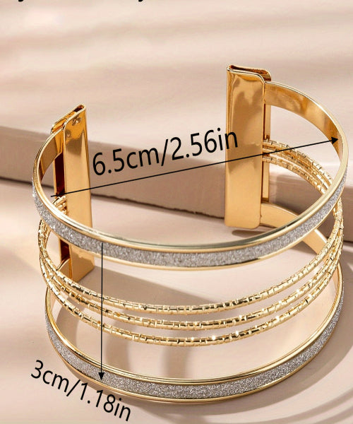 Pulseira Dourada Feminina - Luxo Vintage Único