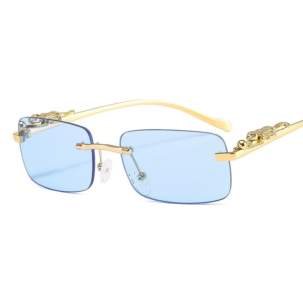 Óculos de Sol Unissex sem Aro Lente Luxo UV 400
