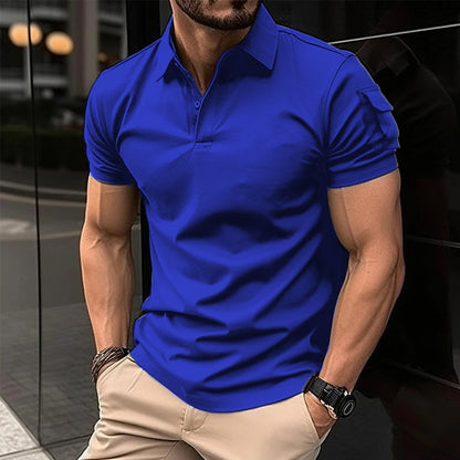 Camisa Polo Masculina  Manga Curta
