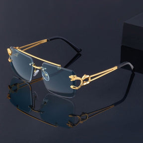 Óculos de Sol Unissex sem Aro Lente Luxo UV 400