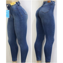 Calça Jeans Feminina Cintura Alta Strech com Cinta Modeladora