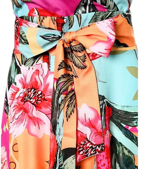 Vestido Feminino Longo Estampado de Alcinha