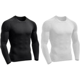 Kit 2 Camisas Masculina Manga Longa Proteção Solar Térmica UV 50 Compressão Segunda Pele - Eu Piro - Descontos de pirar