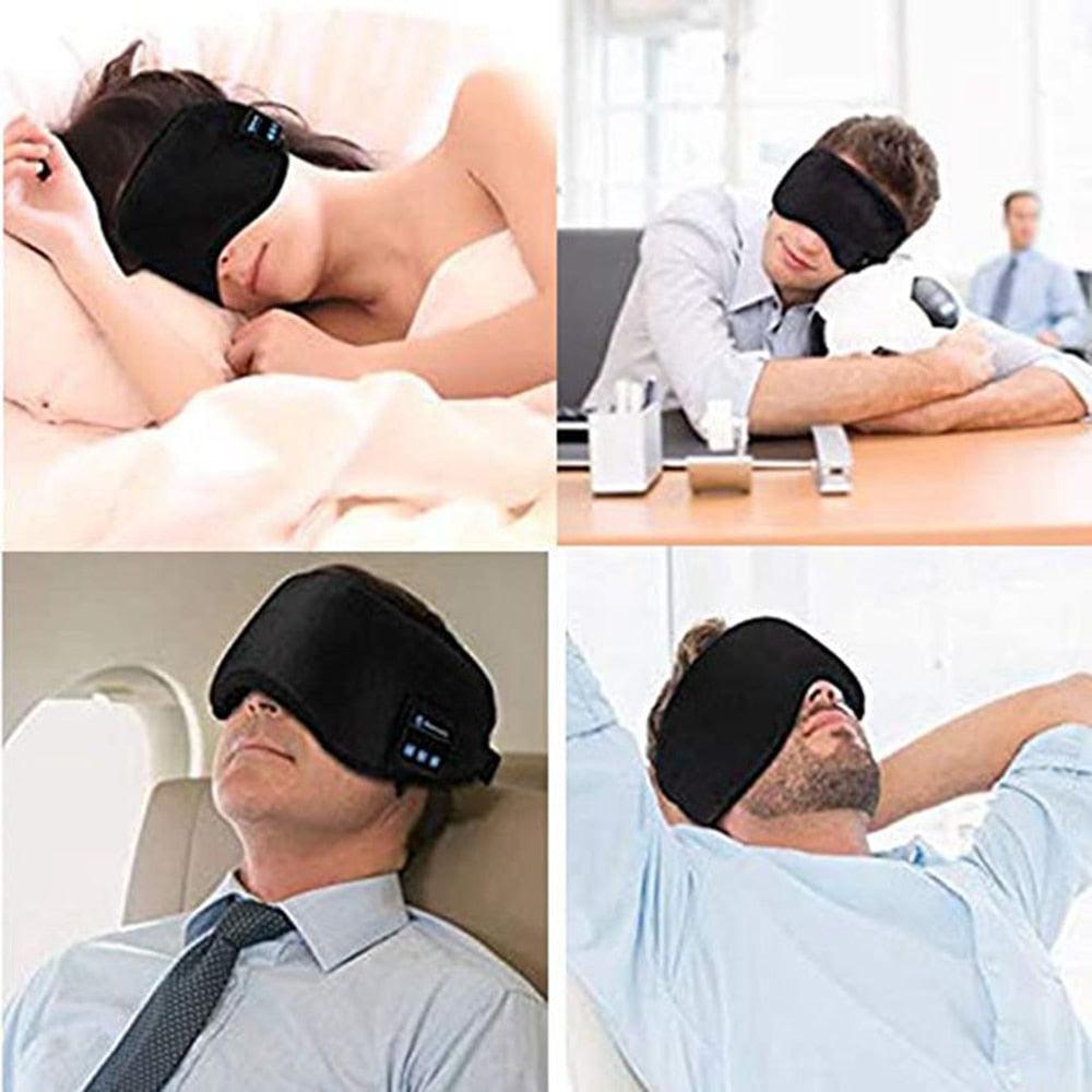 Máscara de Olho Fone de Ouvido Sem Fio para Dormir com Bluetooth - Eu Piro - Descontos de pirar