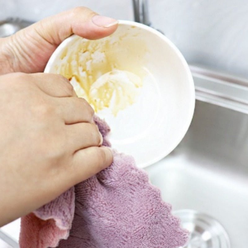 Pano Mágico de Prato de Microfibra Pano de Limpeza e Cozinha Absorvente Secagem Rápida - Eu Piro - Descontos de pirar