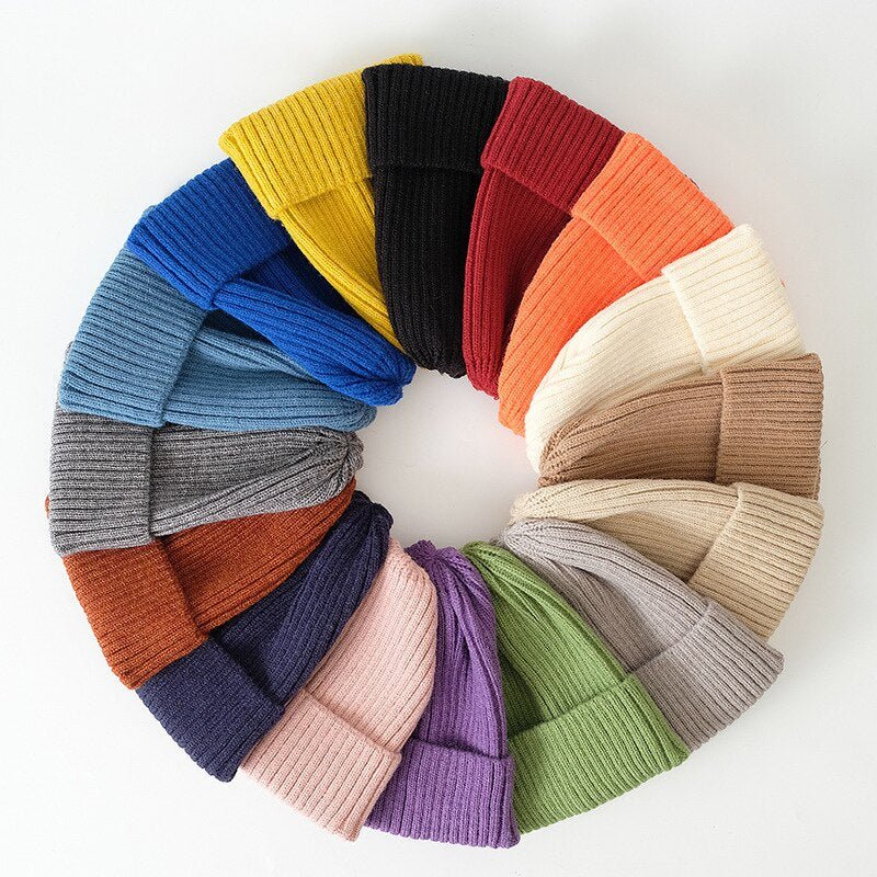 Touca Gorro de Malha em Crochê Unissex Diversas Cores para Outono e Inverno - Eu Piro - Descontos de pirar